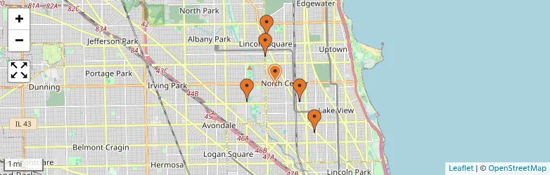 Related schools map