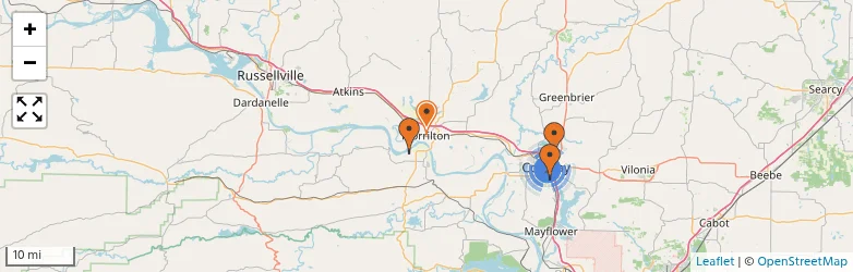 Related schools map