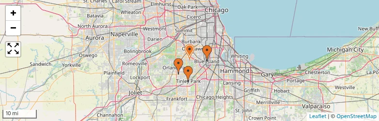 Related schools map