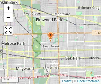 Map of Trinity High School
