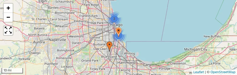 Related schools map