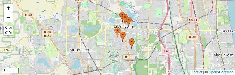 Related schools map