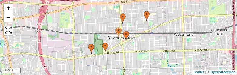 Related schools map
