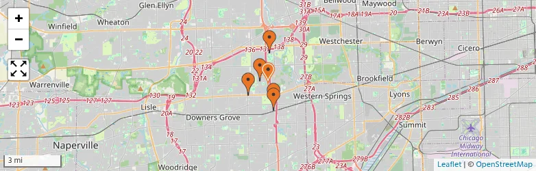 Related schools map