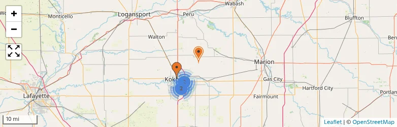Related schools map