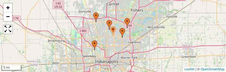 Related schools map