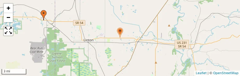 Related schools map