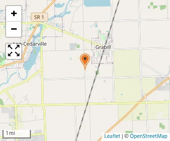 Map of Cedar Creek Amish School