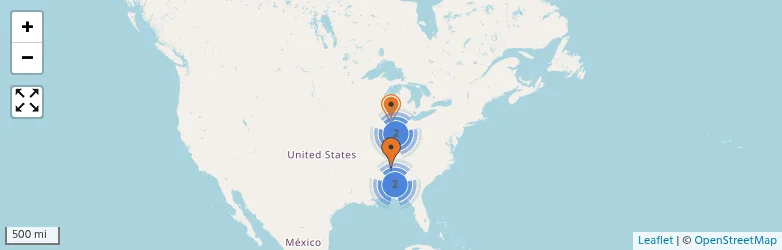 Related schools map