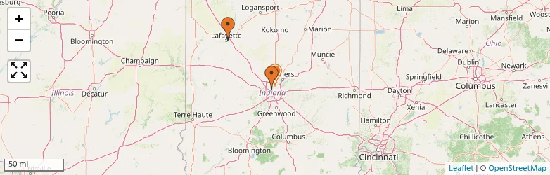 Related schools map
