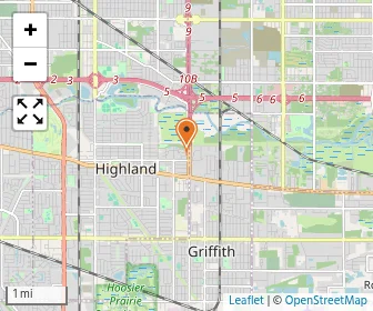 Map of Cline Av Bap Childcare/presch