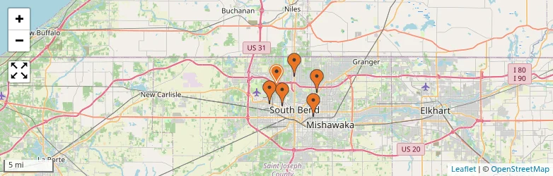 Related schools map