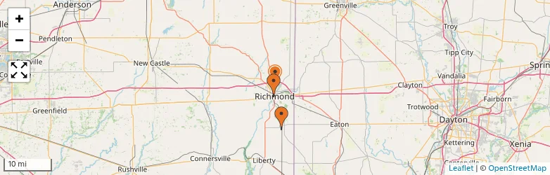 Related schools map