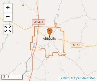 Area schools map