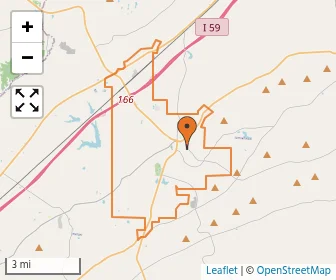 Area schools map