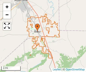Area schools map