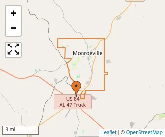 Area schools map