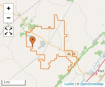 Area schools map