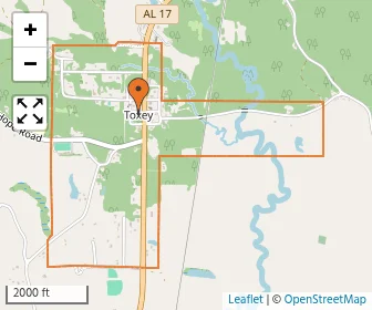 Area schools map
