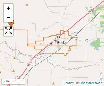 Area schools map