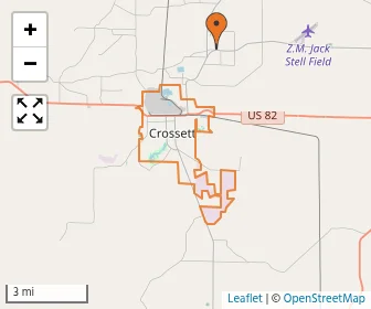 Area schools map