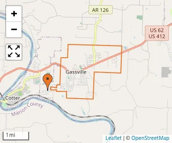 Area schools map