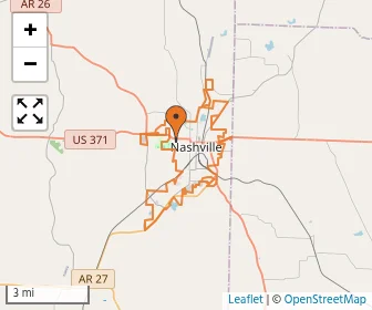 Area schools map