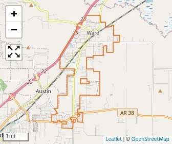 Area schools map