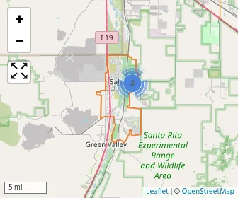 Area schools map