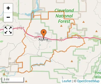 Area schools map