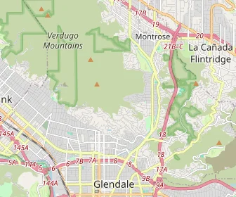 Area schools map