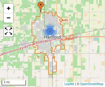 Area schools map