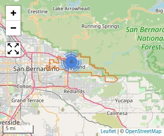 Area schools map