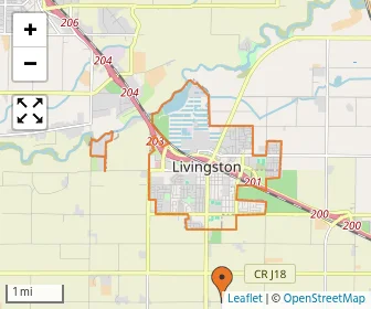 Area schools map