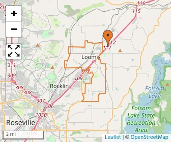 Area schools map