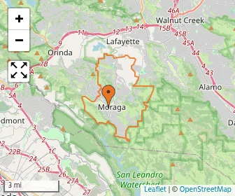 Area schools map