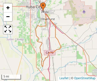 Area schools map