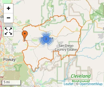 Area schools map