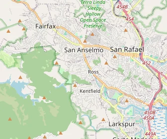 Area schools map