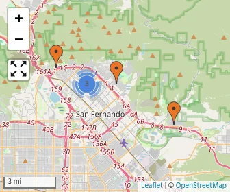 Area schools map