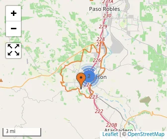 Area schools map