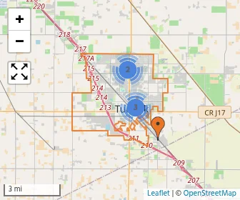 Area schools map