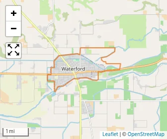 Area schools map