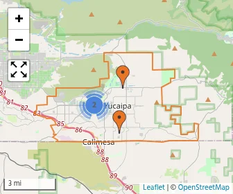 Area schools map