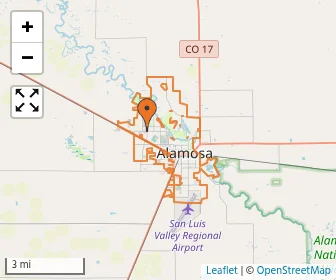 Area schools map