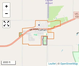 Area schools map