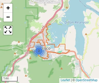 Area schools map