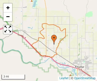 Area schools map