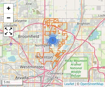 Area schools map