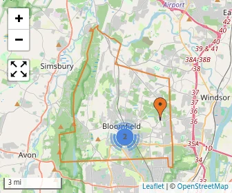 Area schools map